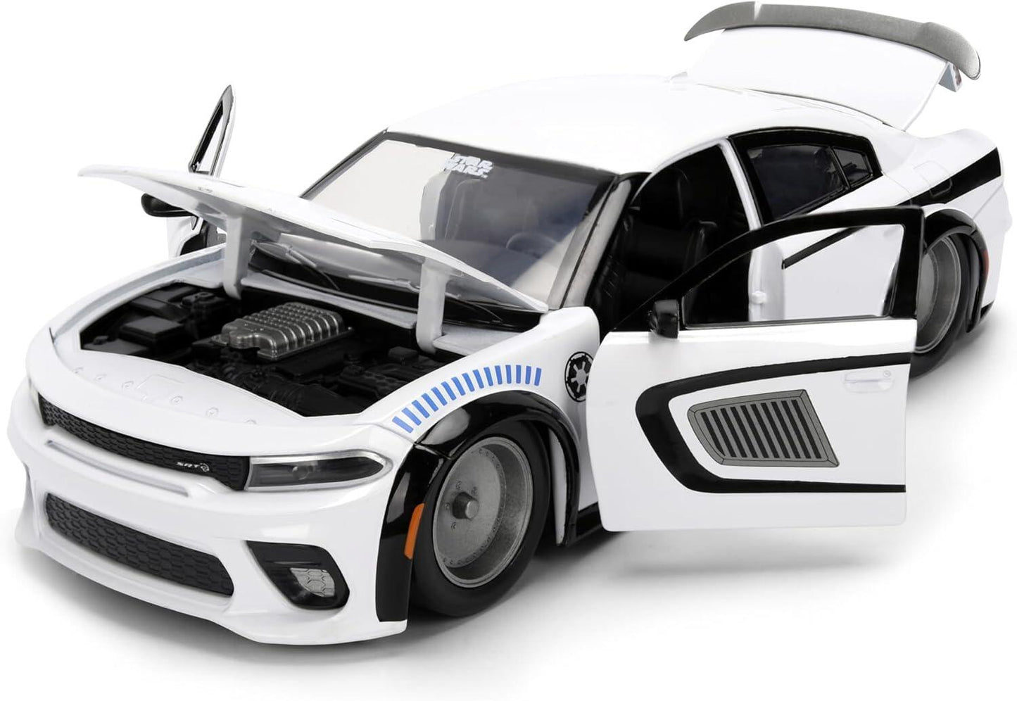 Star Wars 1:24 Scale Jada Hollywood Rides Die Cast Vehicle - Stormtrooper 2021 Dodge Charger