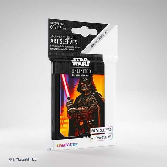 Gamegenic Star Wars: Unlimited Trading Card Game Art Sleeves - Darth Vader