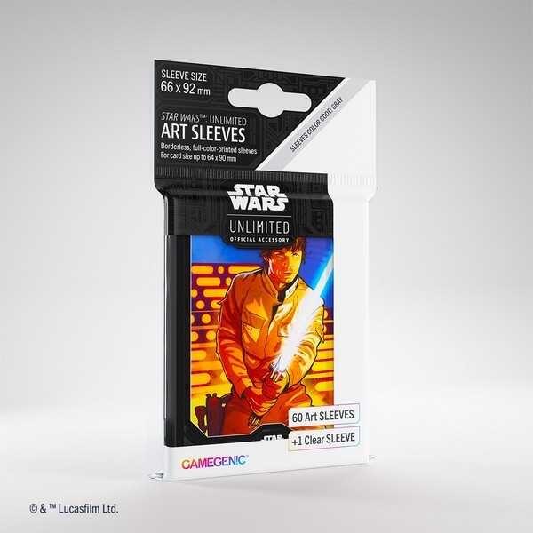 Gamegenic Star Wars: Unlimited Trading Card Game Art Sleeves - Luke Skywalker