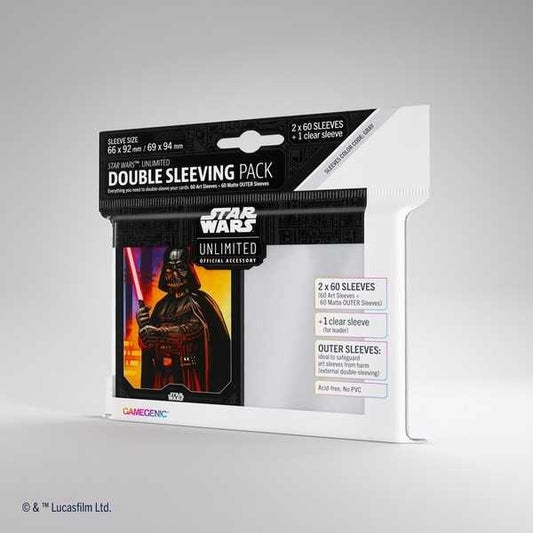 Gamegenic Star Wars: Unlimited Trading Card Game Double Sleeving Art Sleeves - Darth Vader