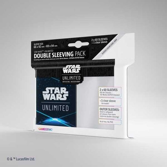 Gamegenic Star Wars: Unlimited Trading Card Game Double Sleeving Art Sleeves - Space Blue