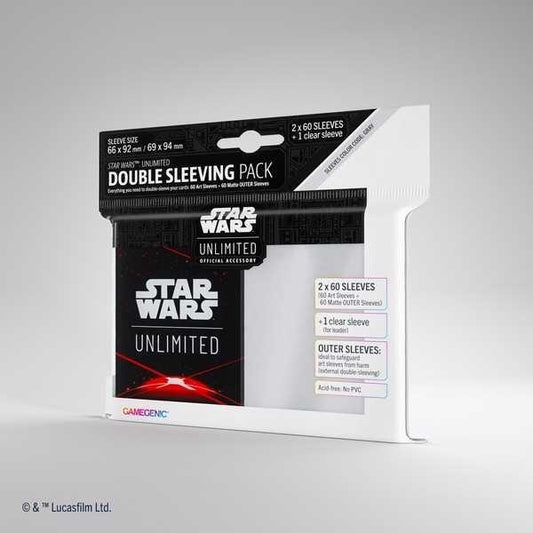 Gamegenic Star Wars: Unlimited Trading Card Game Double Sleeving Art Sleeves - Space Red