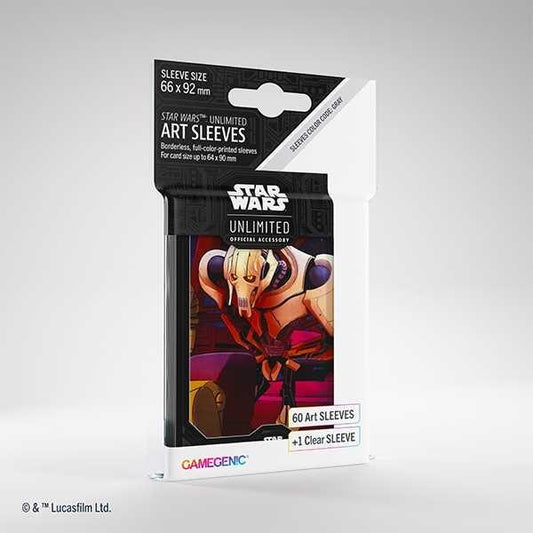 Gamegenic Star Wars: Unlimited Trading Card Game Art Sleeves - General Grievous