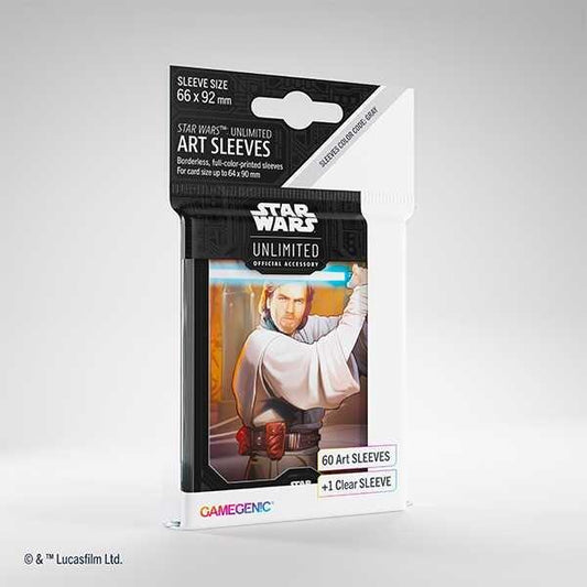 Gamegenic Star Wars: Unlimited Trading Card Game Art Sleeves - Obi-Wan Kenobi