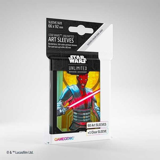 Gamegenic Star Wars: Unlimited Trading Card Game Art Sleeves - Darth Maul