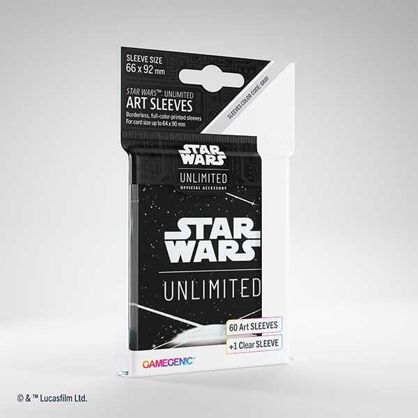 Gamegenic Star Wars: Unlimited Trading Card Game Art Sleeves - Card Back White