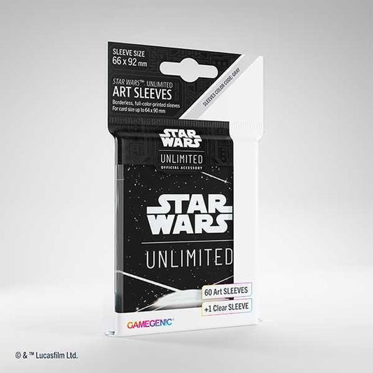 Gamegenic Star Wars: Unlimited Trading Card Game Art Sleeves - Card Back White