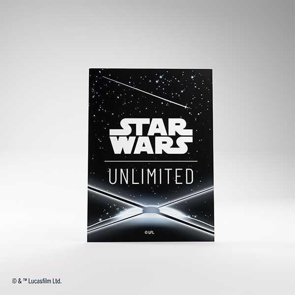 Gamegenic Star Wars: Unlimited Trading Card Game Art Sleeves - Card Back Black