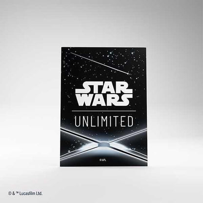 Gamegenic Star Wars: Unlimited Trading Card Game Art Sleeves - Card Back Black