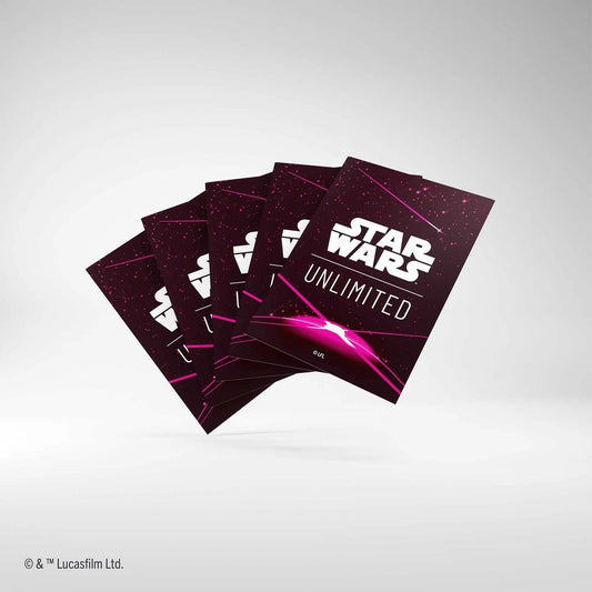 Gamegenic Star Wars: Unlimited Trading Card Game Art Sleeves - Magenta
