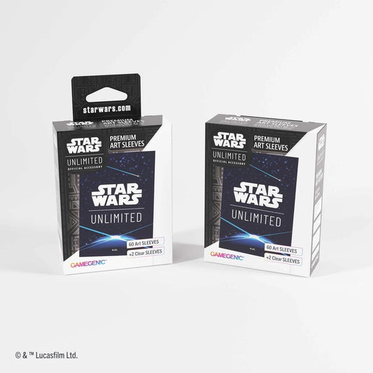 Gamegenic Star Wars: Unlimited Trading Card Game Premium Art Sleeves - Card Back Blue