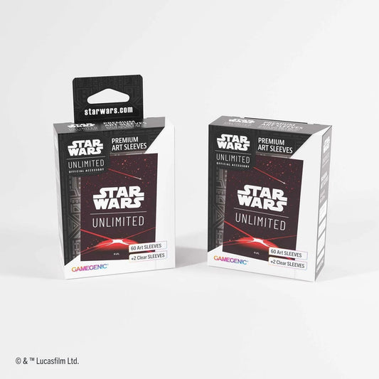 Gamegenic Star Wars: Unlimited Trading Card Game Premium Art Sleeves - Card Back Red