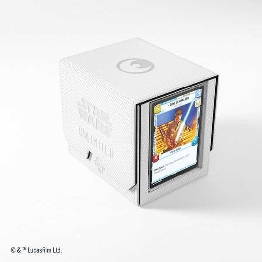 Gamegenic Star Wars: Unlimited Trading Card Game Deck Pod - White/Black