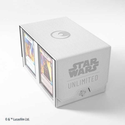 Gamegenic Star Wars: Unlimited Trading Card Game Double Deck Pod - White/Black