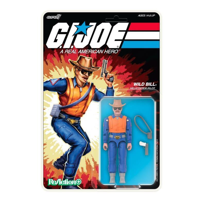 G.I. Joe ReAction+ Action figure Wave 3 -Wild Bill (Cartoon Version)