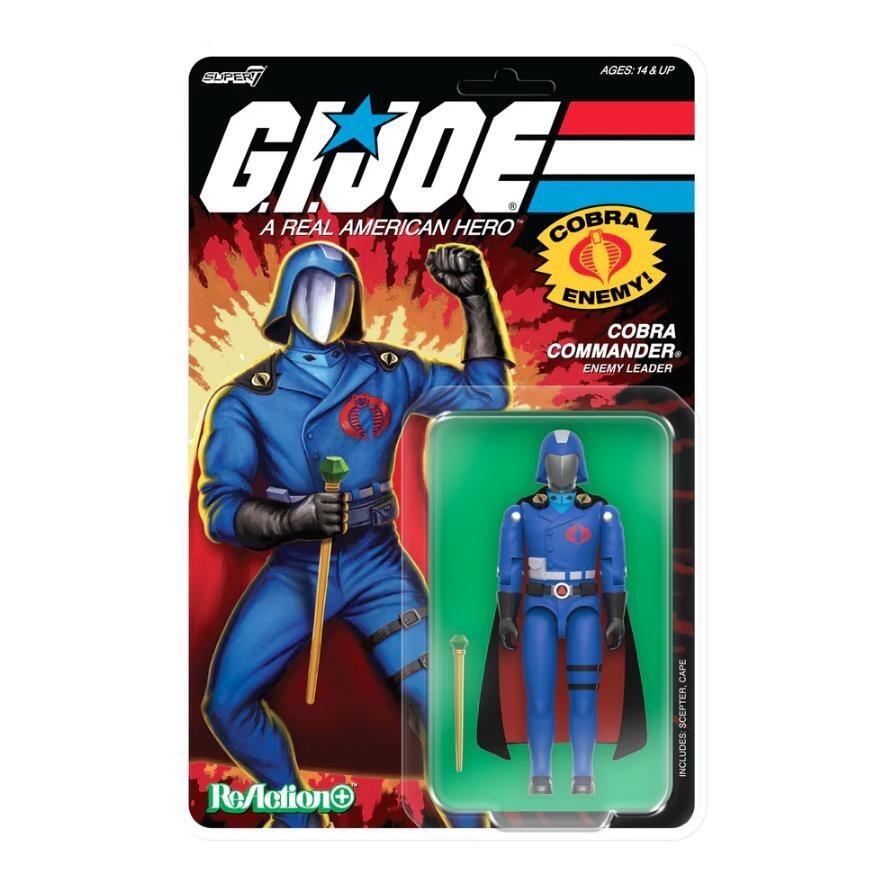 G.I. Joe ReAction+ Action figure Wave 6 - Cobra Commander (Black Cape) (Movie)