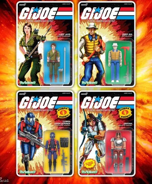*PRE-ORDER G.I. Joe ReAction+ Action Figure Wave 9 - Set of 4