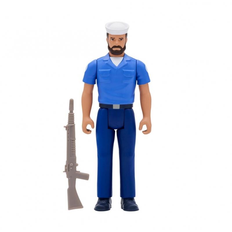 G.I. Joe ReAction Action Figure Wave 2 - Navy Sailor Blueshirt with Beard (Light Brown)