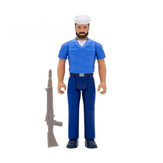 G.I. Joe ReAction Action Figure Wave 2 - Navy Sailor Blueshirt with Beard (Light Brown)