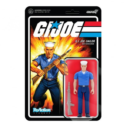 G.I. Joe ReAction Action Figure Wave 2 - Navy Sailor Blueshirt  (Pink)