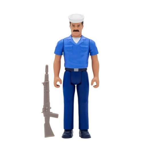 G.I. Joe ReAction Action Figure Wave 2 - Navy Sailor Blueshirt with Moustache (Light Brown)