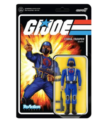 G.I. JOE REACTION ACTION FIGURE WAVE 1 - COBRA TROOPER H-BACK (TAN)