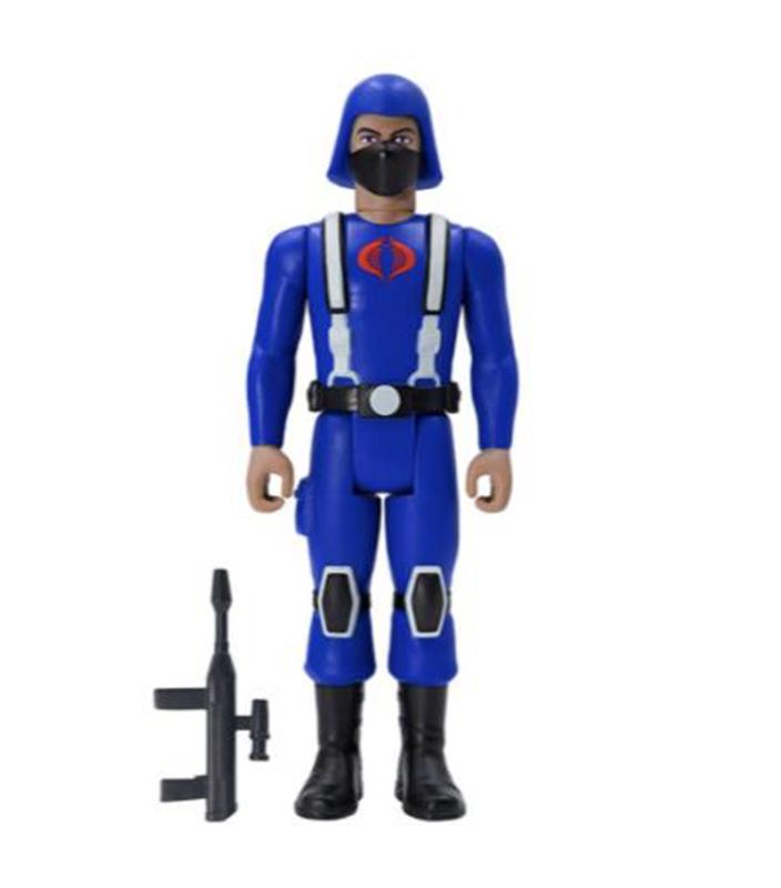 G.I. JOE REACTION ACTION FIGURE WAVE 1 - COBRA TROOPER Y-BACK (TAN)
