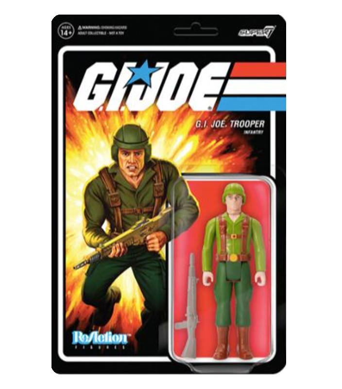 G.I. JOE REACTION ACTION FIGURE WAVE 1 - G.I. Trooper Greenshirt (Pink)
