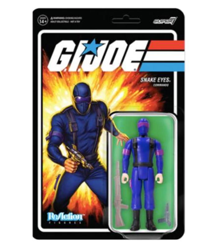 G.I. JOE REACTION ACTION FIGURE WAVE 1 - SNAKE EYES