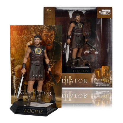 Gladiator II Movie Maniacs 6 Inch Scale Posed Figure - Lucius