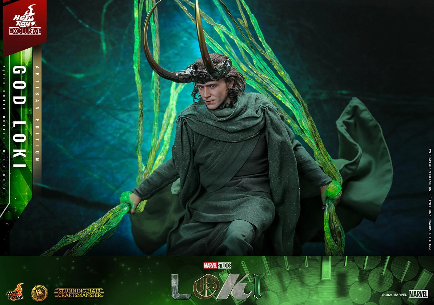 God Loki (Artisan Edition) - Loki Hot Toys Exclusive Collectibles 1/6 Scale Action Figure