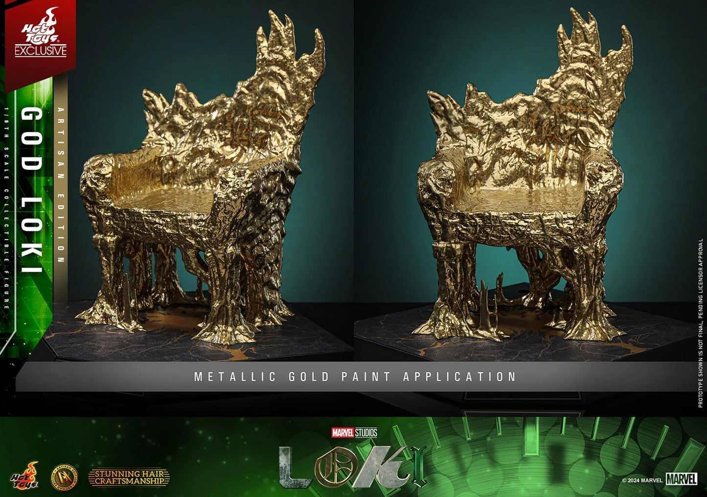 God Loki (Artisan Edition) - Loki Hot Toys Exclusive Collectibles 1/6 Scale Action Figure