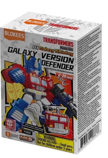 Transformers Defender Version: 01 Galaxy Shining Blokees Model Kit - Blind Box