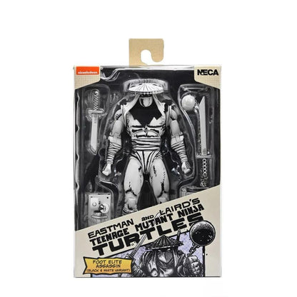 Teenage Mutant Ninja Turtles Comic 7 Inch Ultimate Action Figure - Foot Assassin B/W (Mirage Comics)