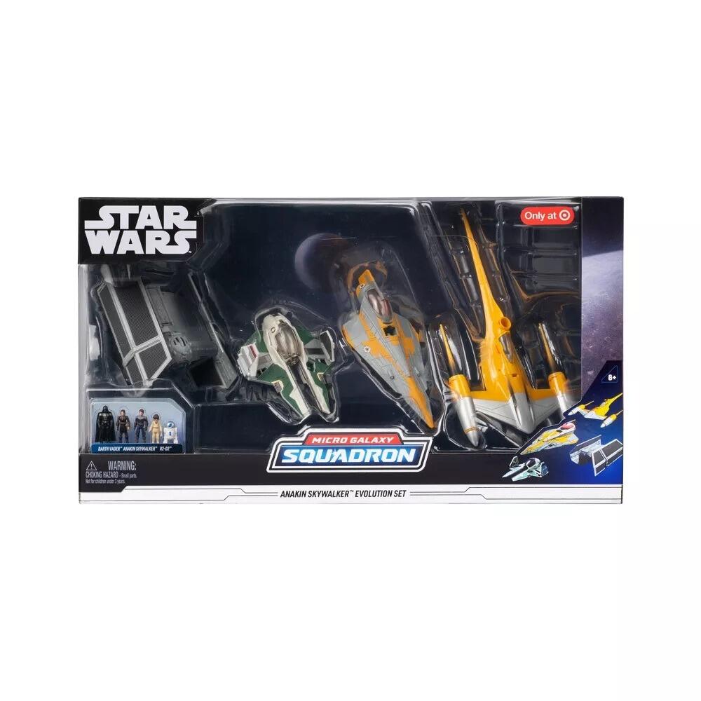 Star Wars Micro Galaxy Squadron 5 Inch Vehicle Pack - Anakin Starfighter Evolution Pack