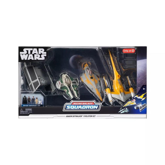 Star Wars Micro Galaxy Squadron 5 Inch Vehicle Pack - Anakin Starfighter Evolution Pack