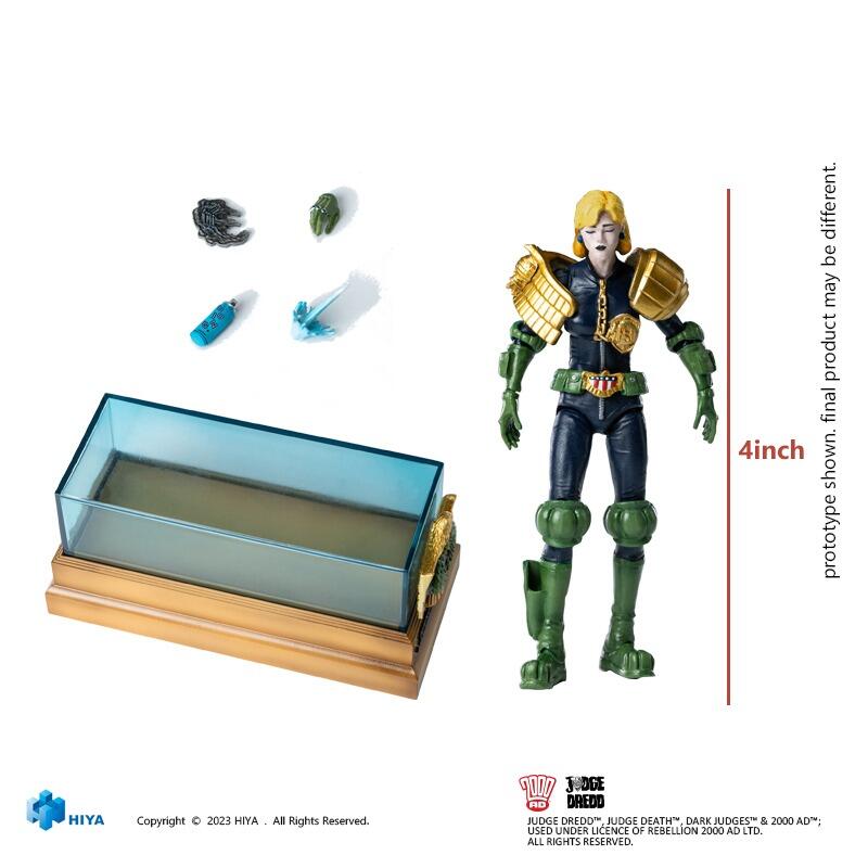 HIYA Toys Judge Dredd 1:18 scale Action Figures - Judge Anderson (Hall Of Heroes)