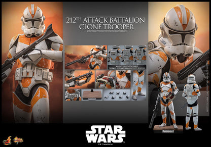 *PRE-ORDER 212th Attack Battalion Clone Trooper - Star Wars: Revenge Of The Sith Hot Toys Collectibles 1/6 Scale Action Figure
