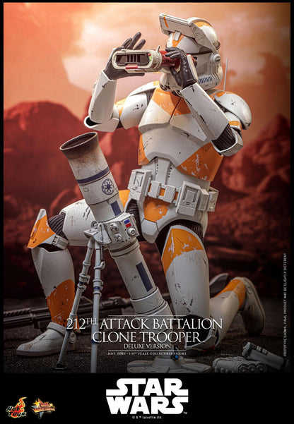 *PRE-ORDER 212th Attack Battalion Clone Trooper (Deluxe) - Star Wars: Revenge Of The Sith Hot Toys Collectibles 1/6 Scale Action Figure