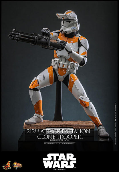 *PRE-ORDER 212th Attack Battalion Clone Trooper (Deluxe) - Star Wars: Revenge Of The Sith Hot Toys Collectibles 1/6 Scale Action Figure