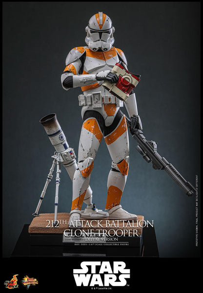 *PRE-ORDER 212th Attack Battalion Clone Trooper (Deluxe) - Star Wars: Revenge Of The Sith Hot Toys Collectibles 1/6 Scale Action Figure