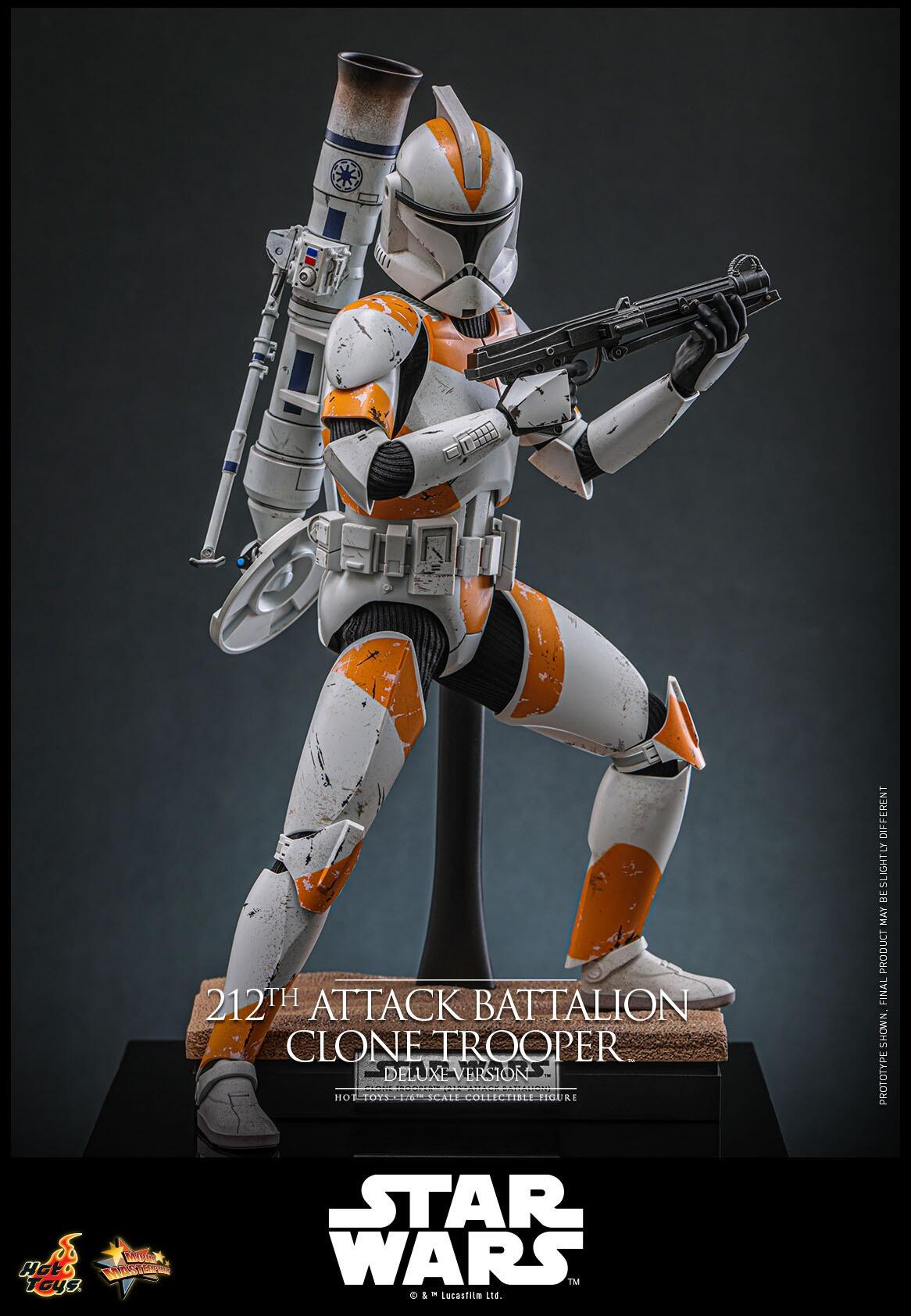*PRE-ORDER 212th Attack Battalion Clone Trooper (Deluxe) - Star Wars: Revenge Of The Sith Hot Toys Collectibles 1/6 Scale Action Figure
