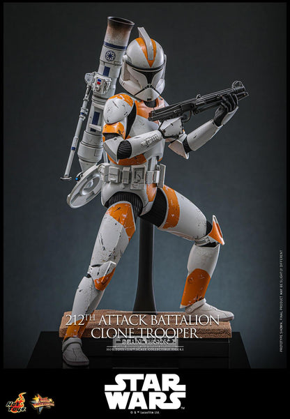 *PRE-ORDER 212th Attack Battalion Clone Trooper (Deluxe) - Star Wars: Revenge Of The Sith Hot Toys Collectibles 1/6 Scale Action Figure