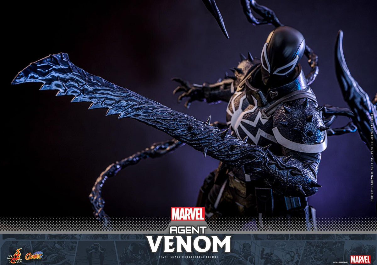 Agent Venom - Marvel Comics Hot Toys Collectibles 1/6 Scale Action Figure