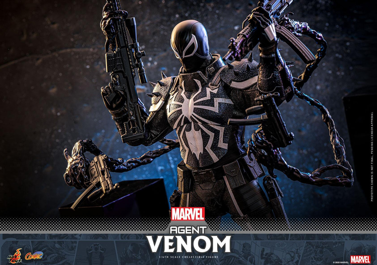 Agent Venom - Marvel Comics Hot Toys Collectibles 1/6 Scale Action Figure