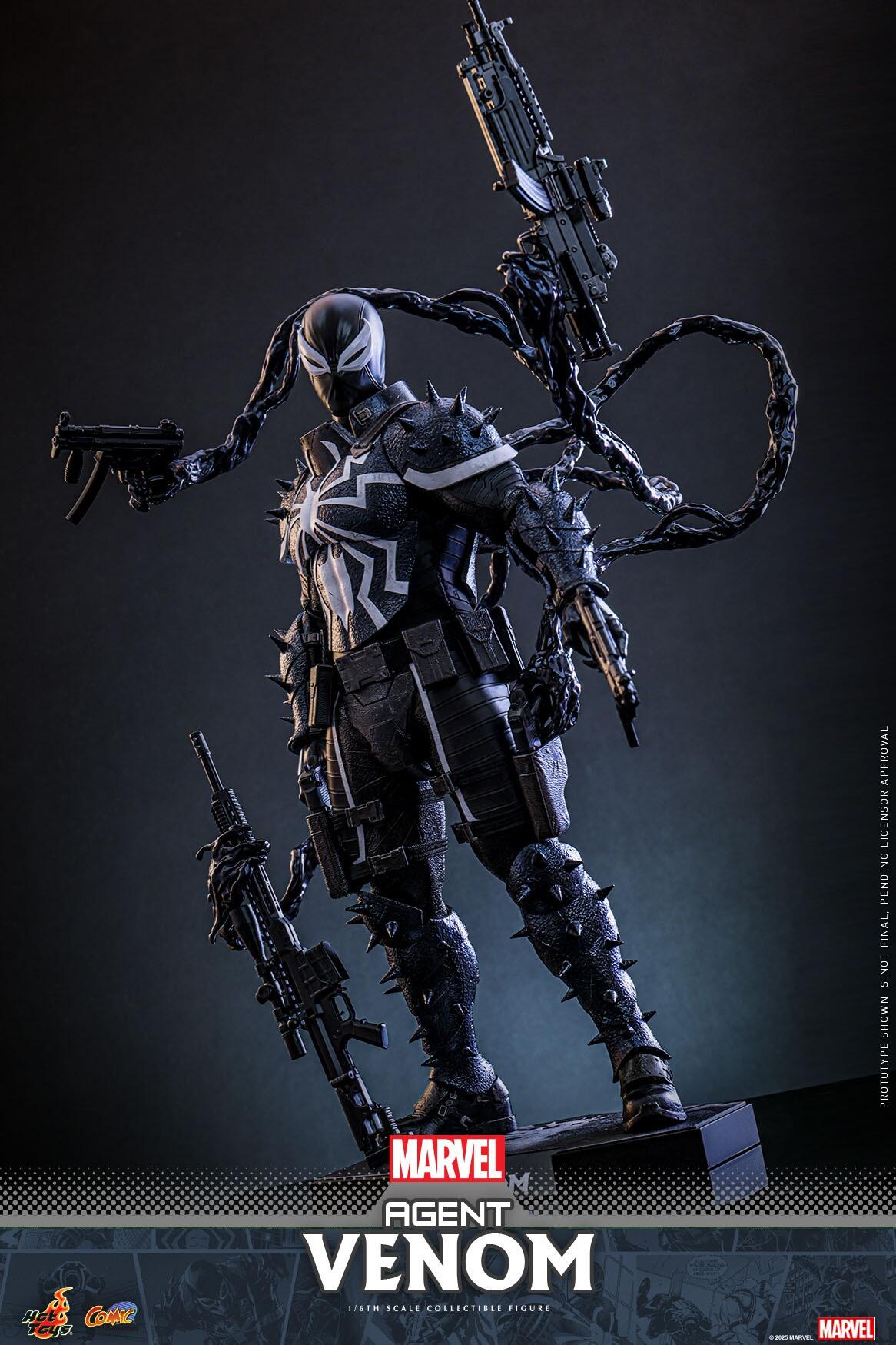 Agent Venom - Marvel Comics Hot Toys Collectibles 1/6 Scale Action Figure