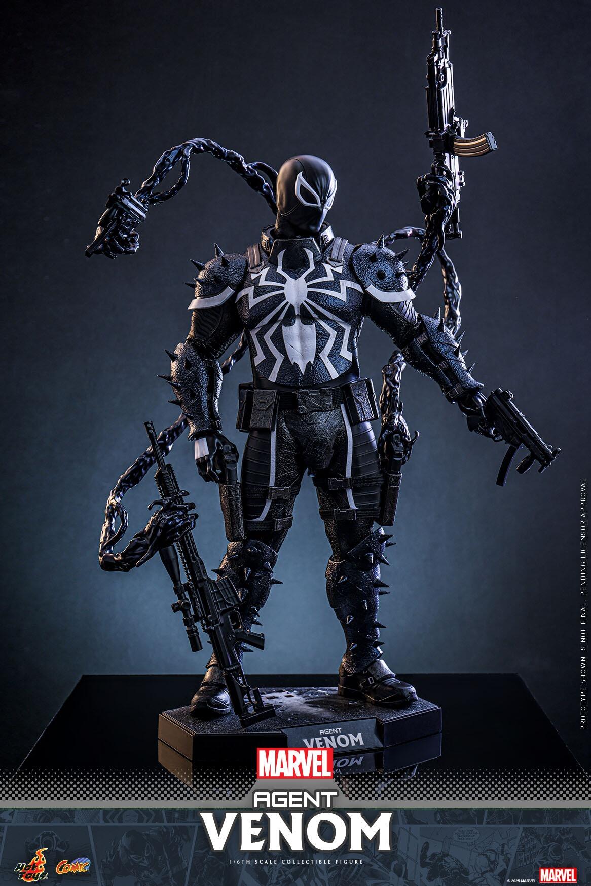 Agent Venom - Marvel Comics Hot Toys Collectibles 1/6 Scale Action Figure
