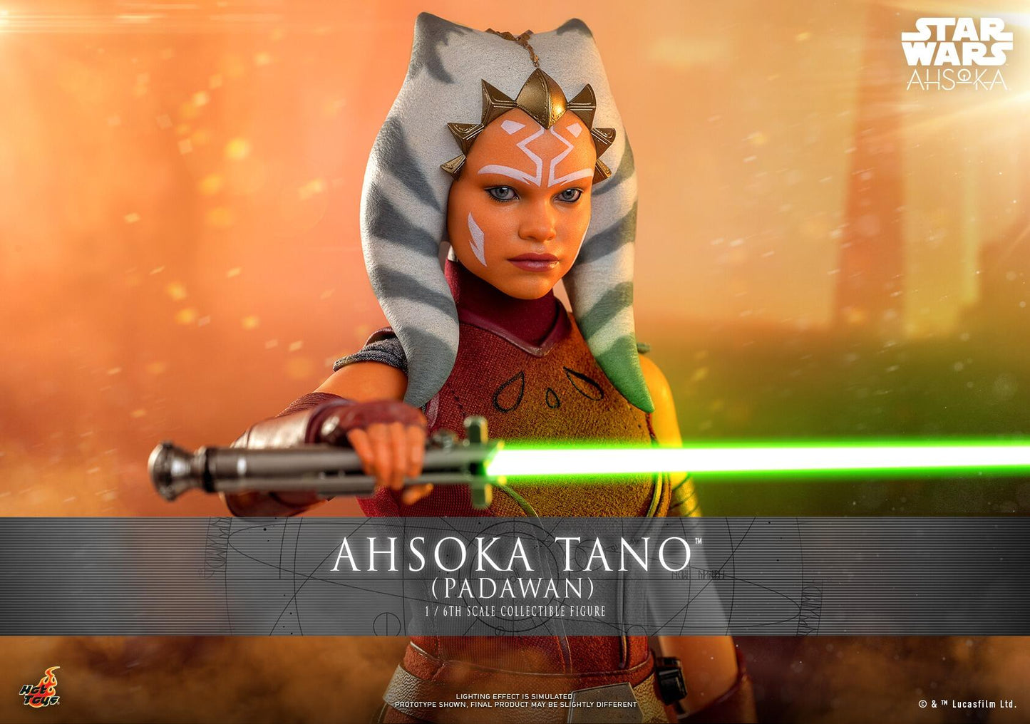 Ahsoka Tano (Padawan) - Star Wars: Ahsoka Hot Toys Collectibles 1/6 Scale Action Figure