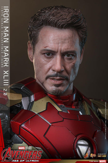 *PRE-ORDER Iron Man MK XLIII 2.0 - Marvel Studios Hot Toys Exclusive Collectible 1/6 Scale Action Figure