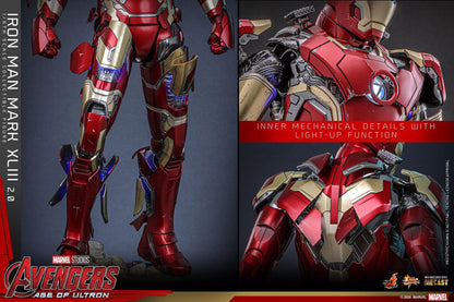 *PRE-ORDER Iron Man MK XLIII 2.0 - Marvel Studios Hot Toys Exclusive Collectible 1/6 Scale Action Figure